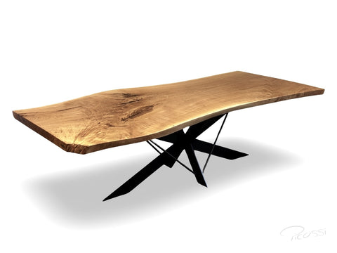 Picassi Exklusiv - Eichenholz Monolith Esstisch - Fine Cut