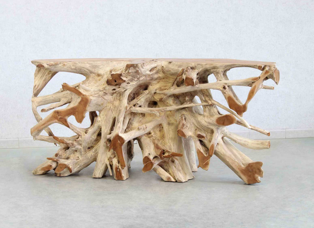 Teak Wurzelholz Konsole Sideboard Unikat aus einem Stück Picassi – Picassi