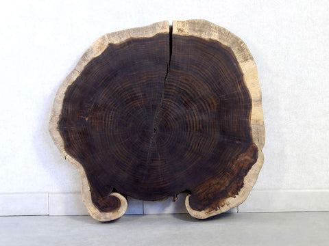 Rosewood Tischplatte aus einer Baumscheibe Massivholz Rund 70cm