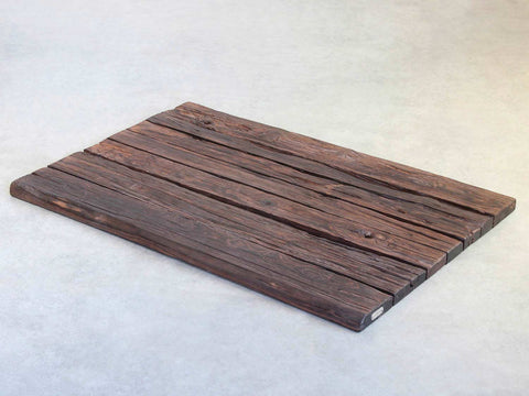 Altholz Tischplatte Ebenholz | Makassar 125x80cm Einzelstück Unikat