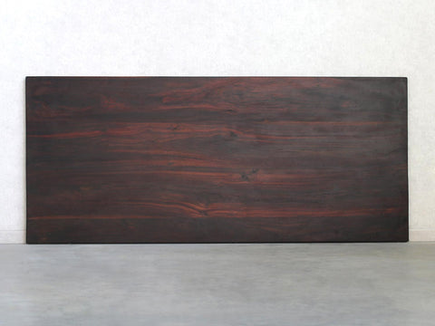Massive Tischplatte aus Rosewood schwarz Einzelstück 230x100cm | 40mm