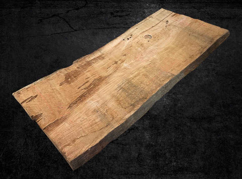 Baumstamm Tischplatte Eiche aus einem Stück 240x110cm Rohling